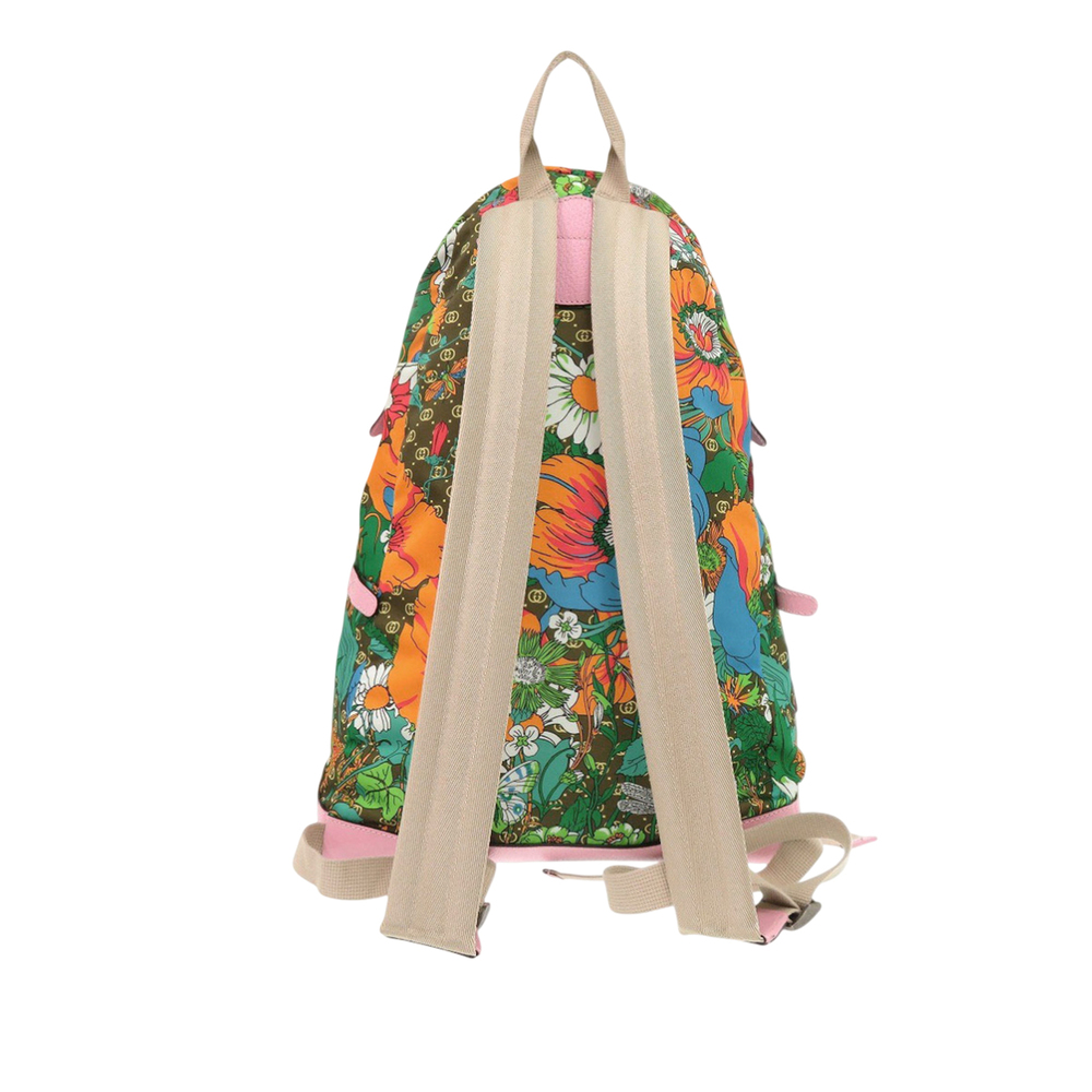 Pre-Loved Gucci The North Face Medium Econyl Floral Backpack - Picture 2 of 12